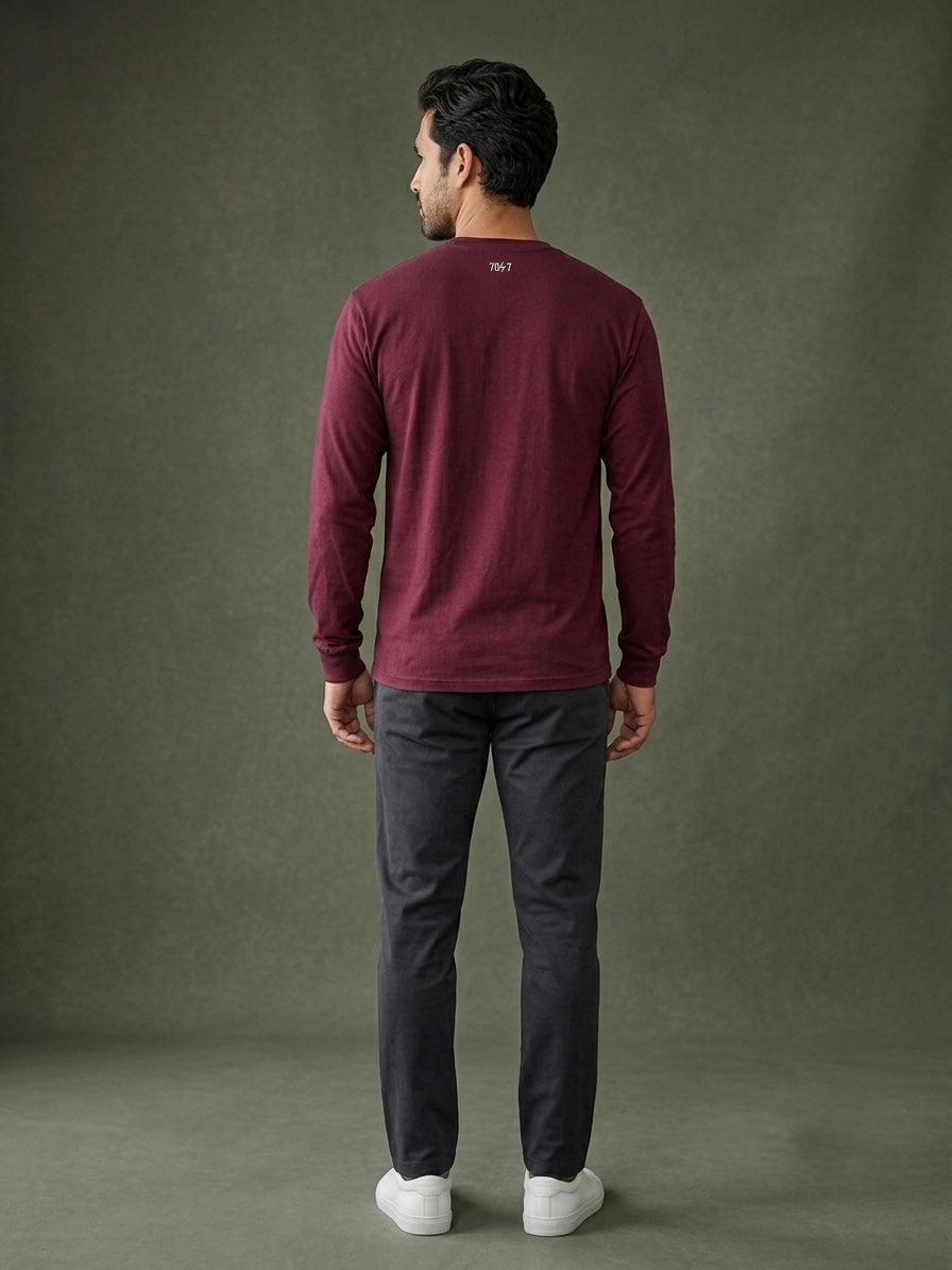 707 Deep burgundy