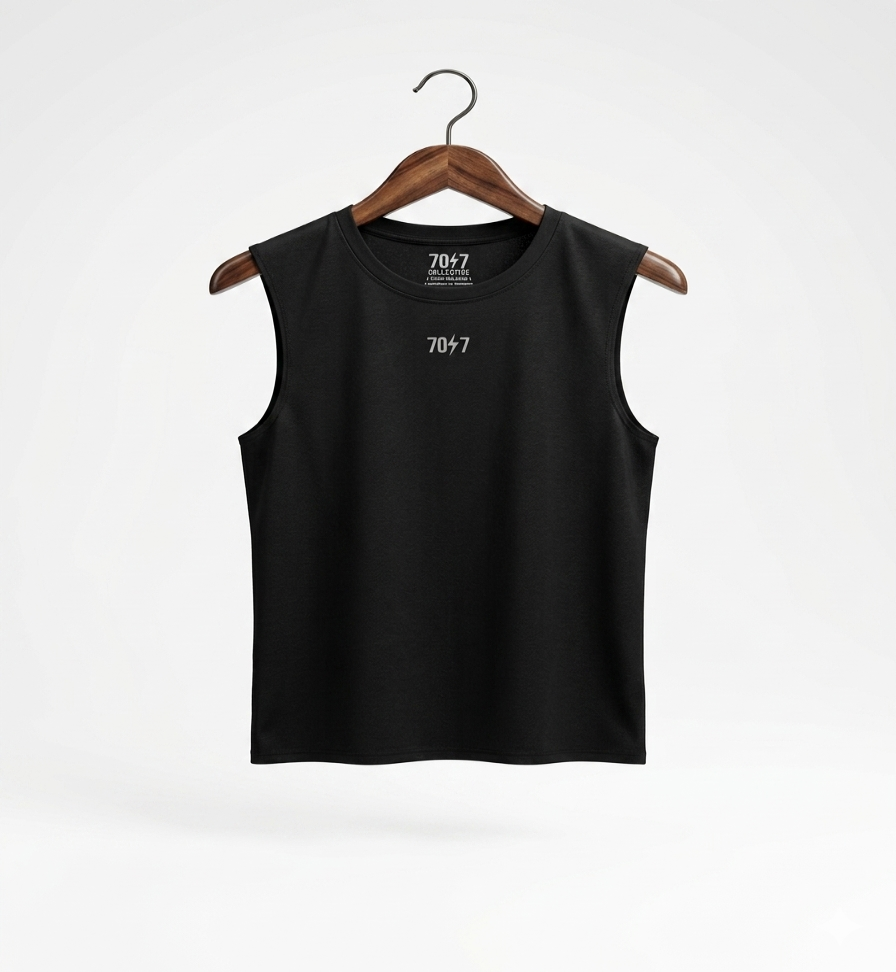 THE COLLECTIVE BLACK MUSCLE TEE